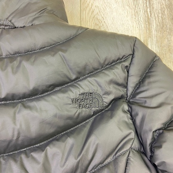 The North Face Hyvent Puffer Jacket Womens XS Black Down Blend Full Zip Quilted - Picture 14 of 16